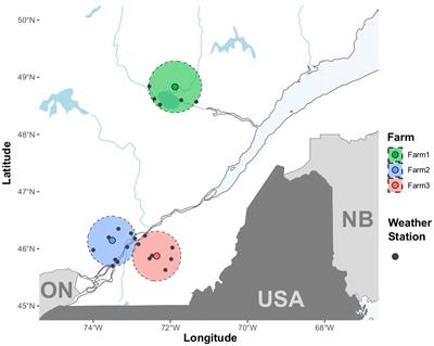 Molecular and machine learning approaches to study the impact of climatic factors on the evolution of cranberry fruit rot